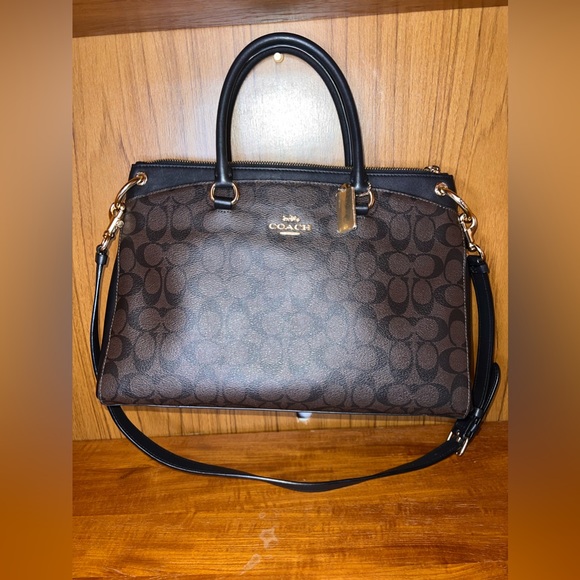 COACH Mia Satchel In Signature Canvas - Picture 11 of 12